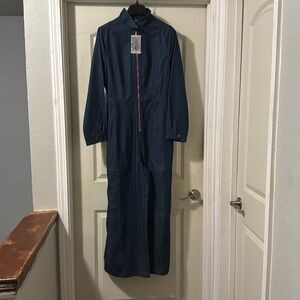 Navy Blue Women's Jumpsuit